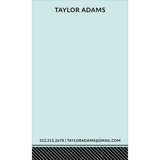 Striped Edge Jotter Cards
